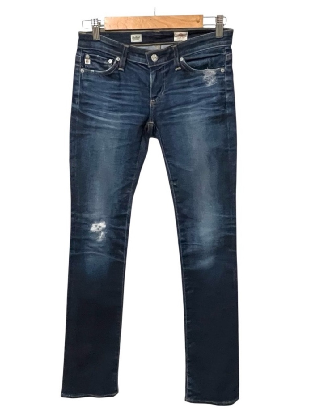 AG Adriano Goldschmied Jeans Size 24 Ballad Slim Bootcut Denim - Picture 2 of 14